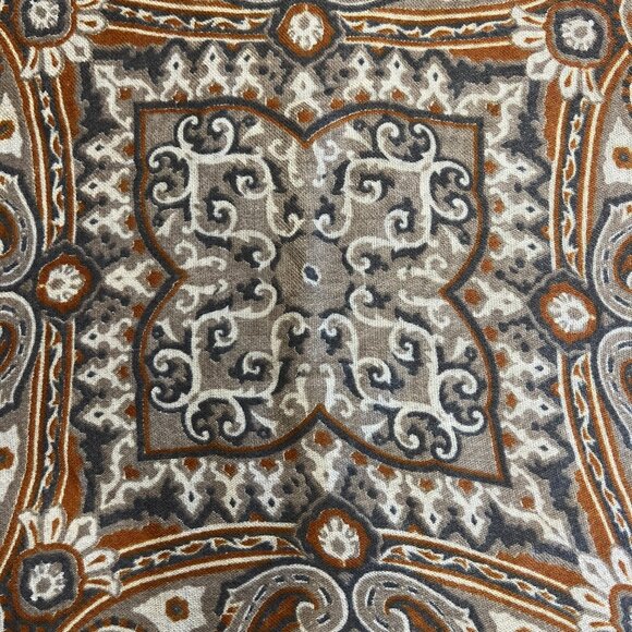 Vintage Rayon Scarf Made in Italy for Strawbridge & Clothier  C. 1970s - Picture 13 of 14